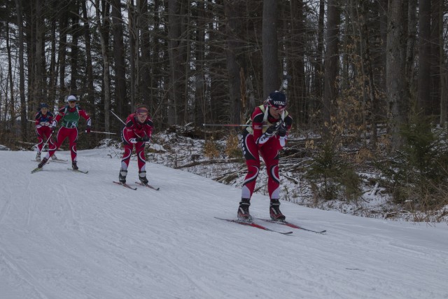 Biathletes Compete in Patrol Race
