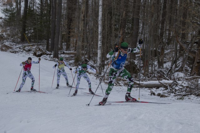 Biathletes Compete in Patrol Race