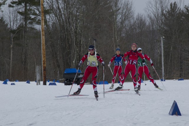 Biathletes Compete in Patrol Race