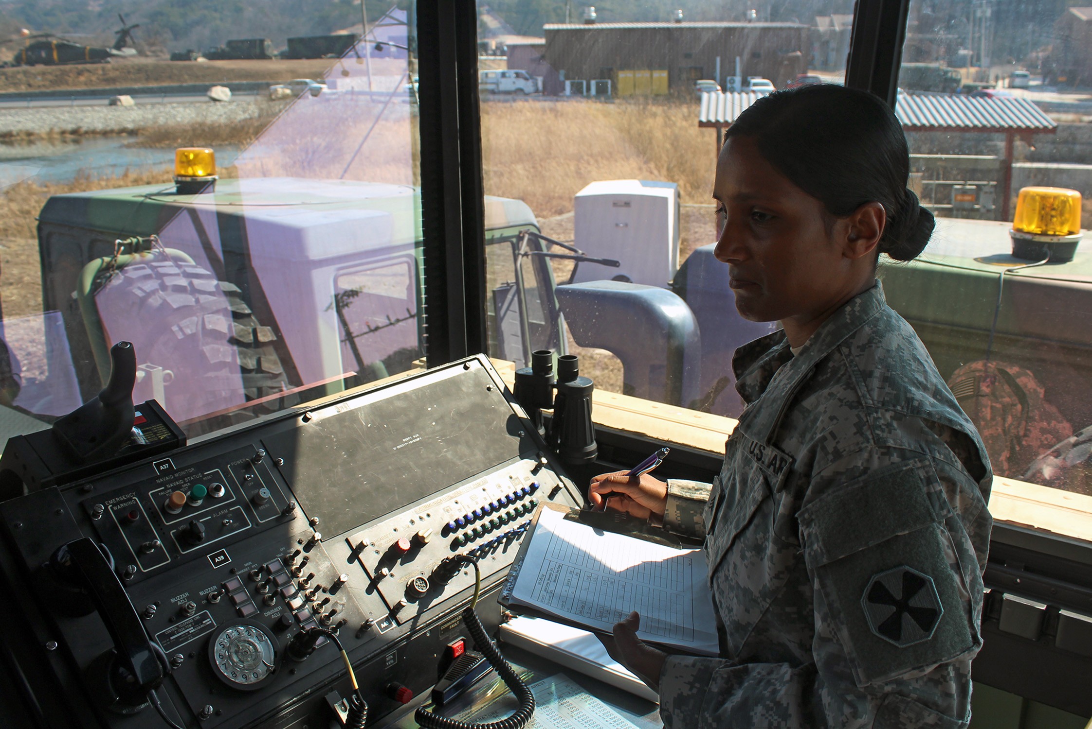 military air traffic controller