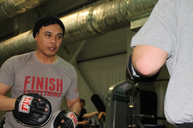 1-8 IN Soldiers take love of boxing to Romania