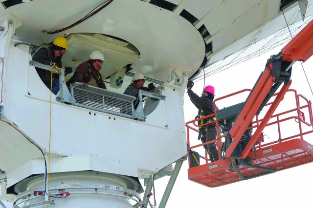 Hard working teams making critical SATCOM upgrade reality