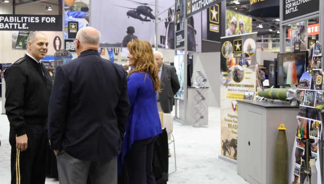 GEN Perna visits the booth