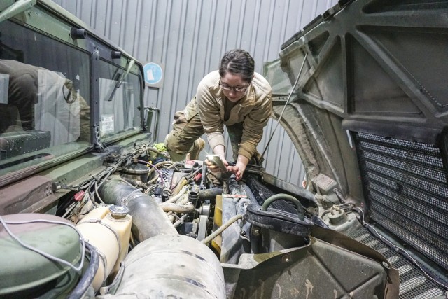 Iowa National Guard maintains the fleet for Allied Spirit VI