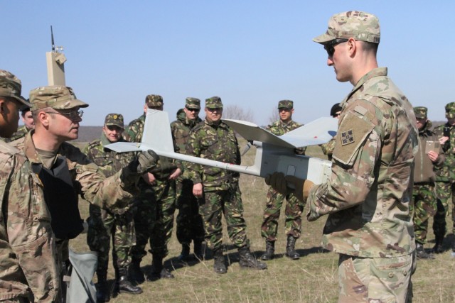 Raven UAV takes flight over Romania