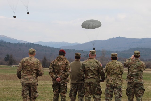 Vanguard Battalion demonstrates expeditionary sustainment capabilities with Slovenian Army 