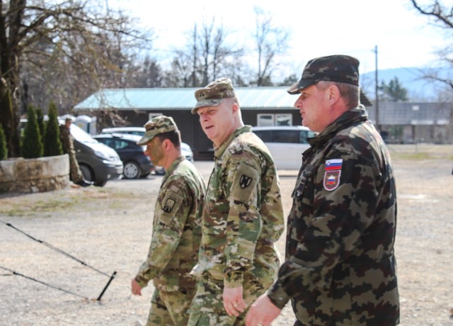 Vanguard Battalion demonstrates expeditionary sustainment capabilities with Slovenian Army