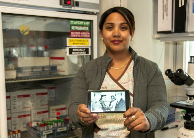 WBAMC lab tech honors grandfather, Bataan survivor