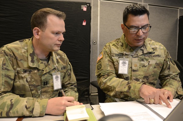 MICC Soldiers participate in DOD's premier OCS exercise at Ft Bliss