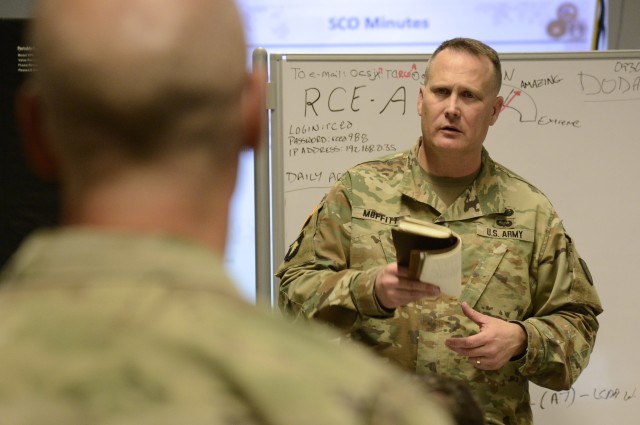 MICC Soldiers participate in DOD's premier OCS exercise at Ft Bliss