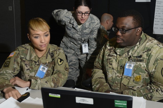 MICC Soldiers participate in DOD's premier OCS exercise at Ft Bliss