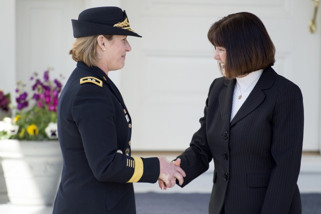 Second Lady Pence honors military women