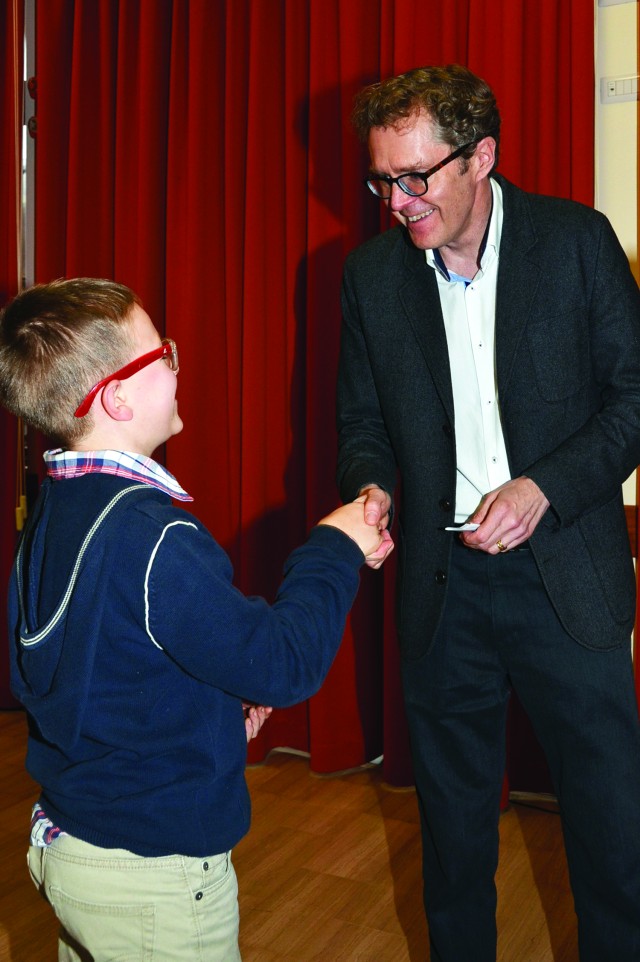 Ross King visits Ederle