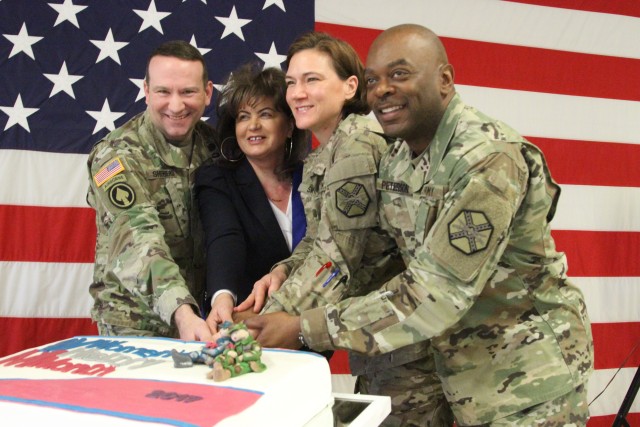 Romanian mayor delivers Women's History Month speech at MK Air Base