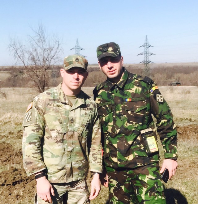 1-8 IN, Romanians swap NCOs to strengthen interoperability