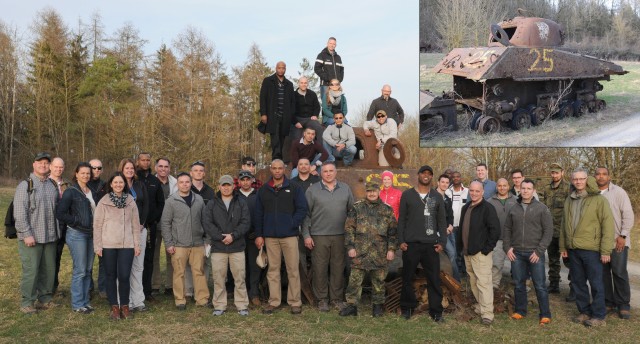Staff ride gives company command teams opportunity to shine