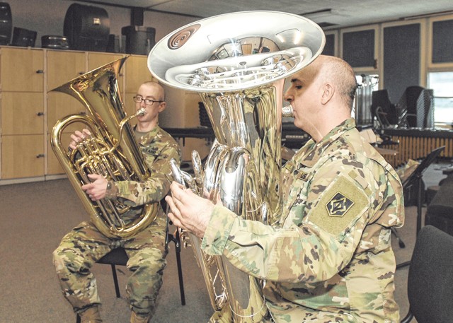 Fort Leonard Wood musicians tell Army story on the 'bass clef'
