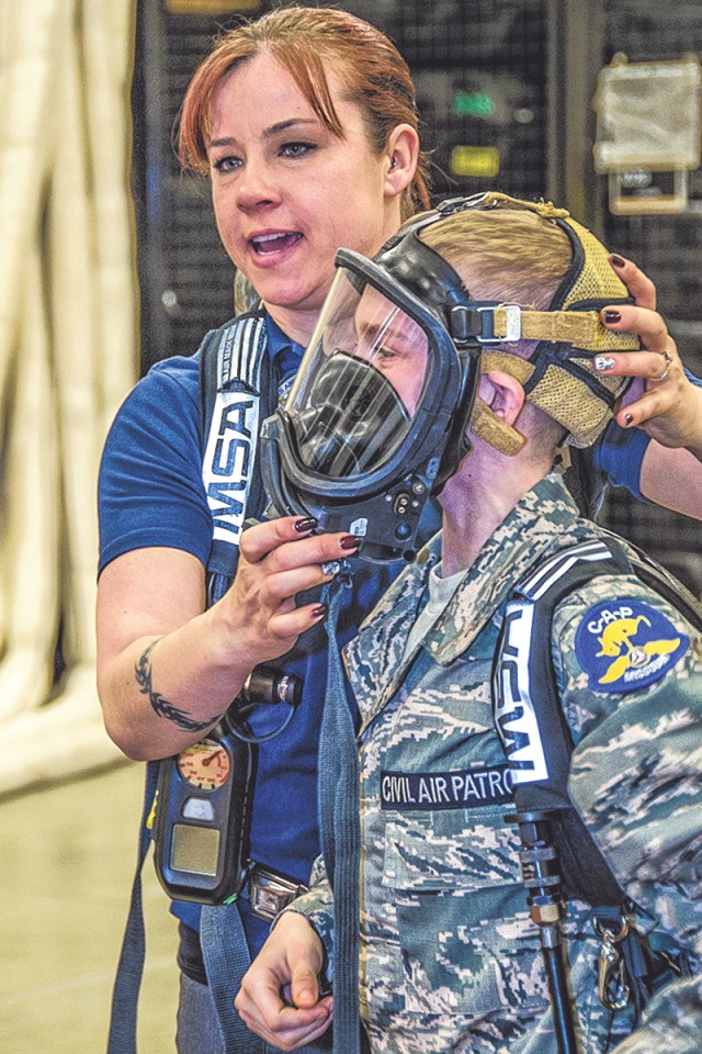 Fort Leonard Wood Civil Air Patrol squadron gets hands-on with HAZMAT training