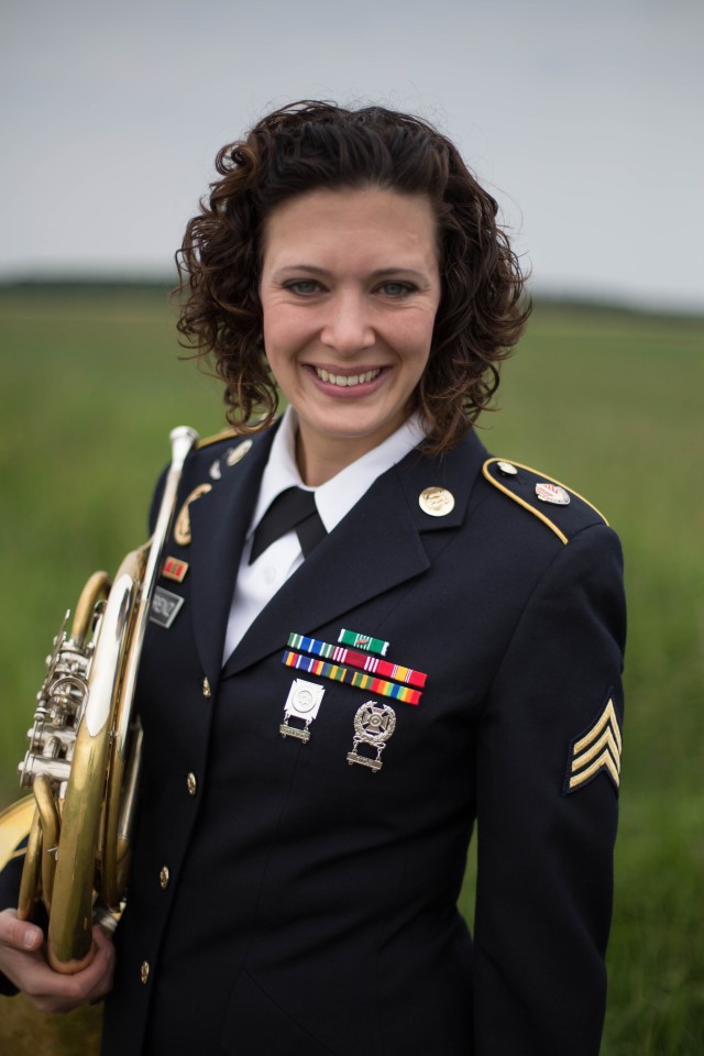 Sgt. Anna Leverenz, french horn