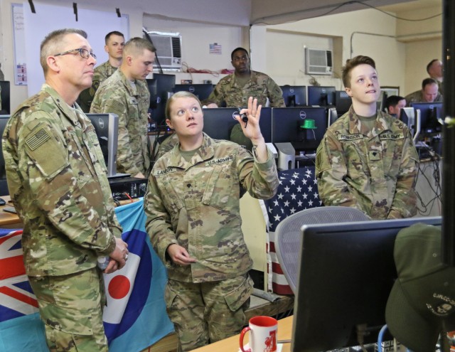 Nebraska National Guard leadership visit MCPOD Soldiers in Kuwait and Iraq