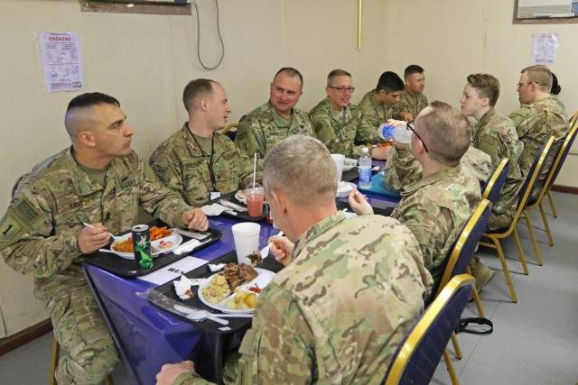 Nebraska National Guard leadership visit MCPOD Soldiers in Kuwait and Iraq