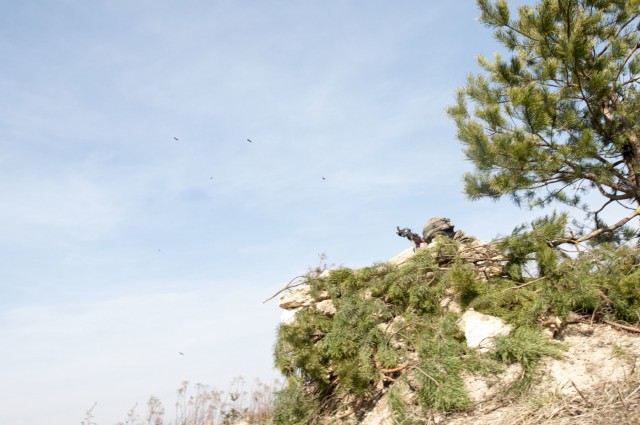 Ukrainian combined arms exercise