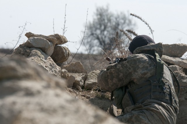 Ukrainian combined arms exercise