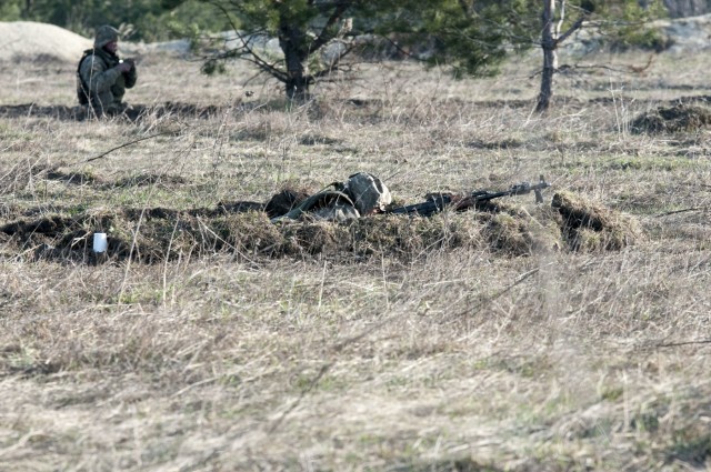 Ukrainian combined arms exercise