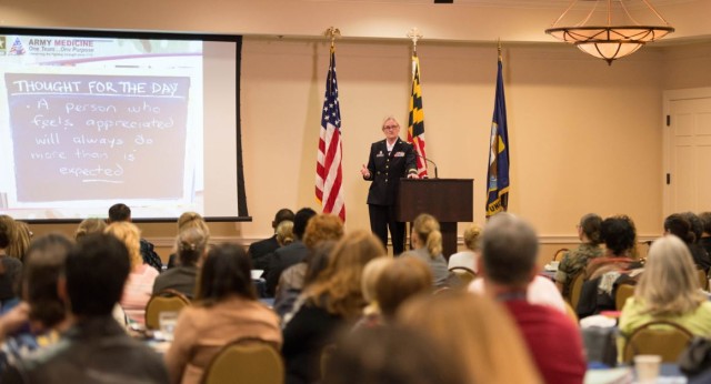 BG Faris addresses NAVAIR employees