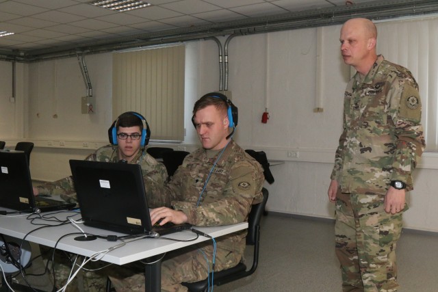 Stryker Soldiers participate in virtual fielding at JMSC