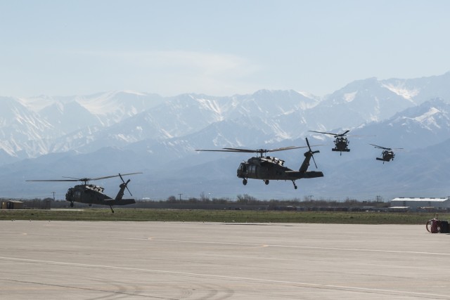 Task Force Flying Dragon Takes Flight at Bagram Airfield