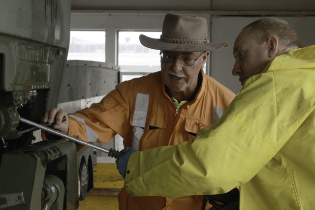 New York National Guard prepare vehicles for Exercise Talisman Sabre