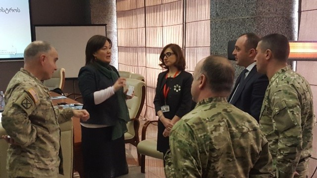 U.S. Army Europe's IG meet with key Georgian leaders