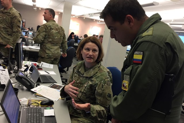Colombian military gets up close look at Vigilant Guard in Georgia