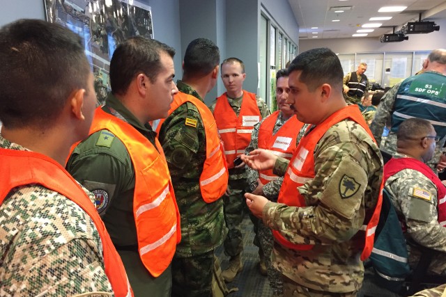 Colombian military gets up close look at Vigilant Guard in Georgia