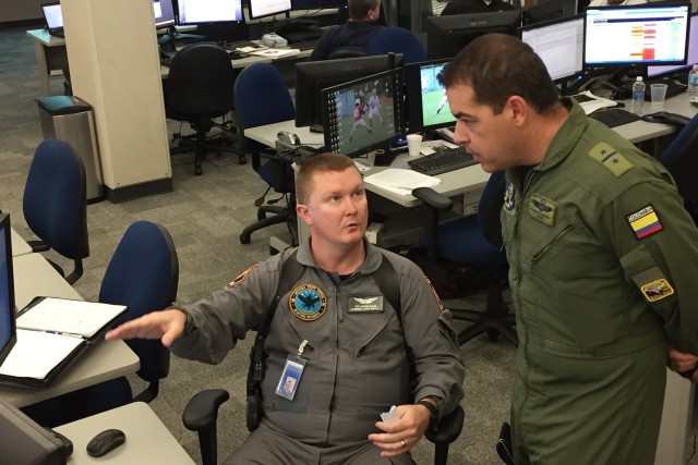Colombian military gets up close look at Vigilant Guard in Georgia