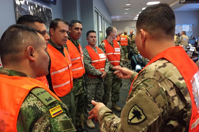 Colombian military gets up close look at Vigilant Guard in Georgia