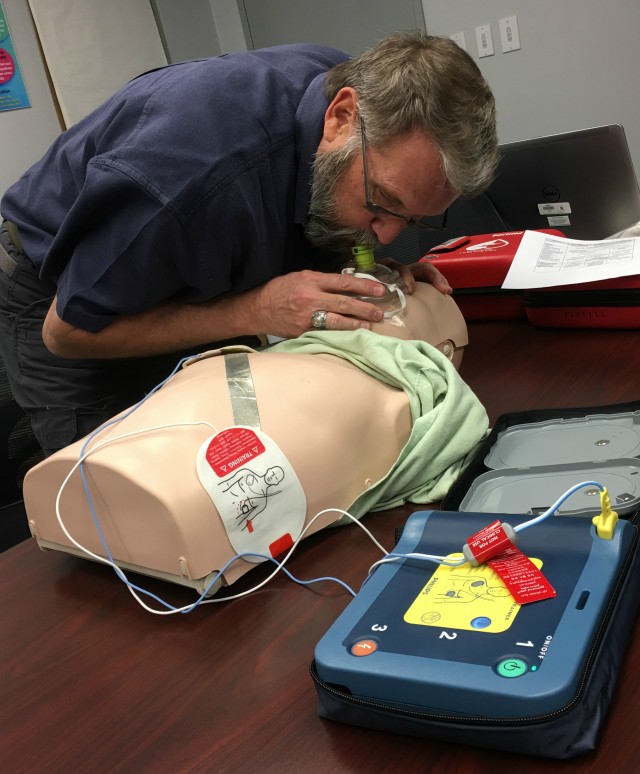 Operational testers learn emergency medical aid