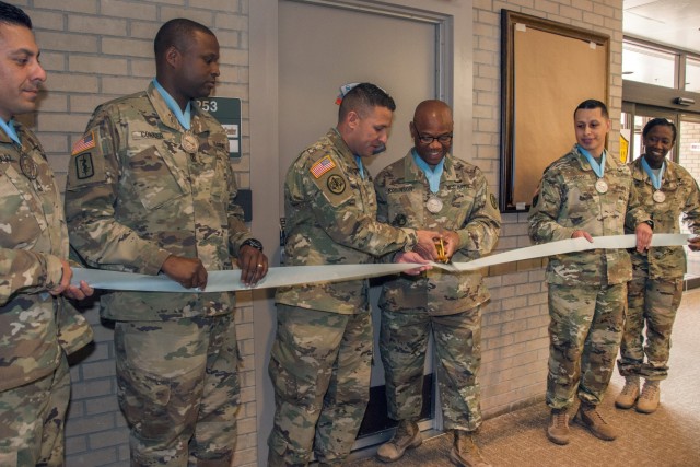 WBAMC dedicates area to military legend