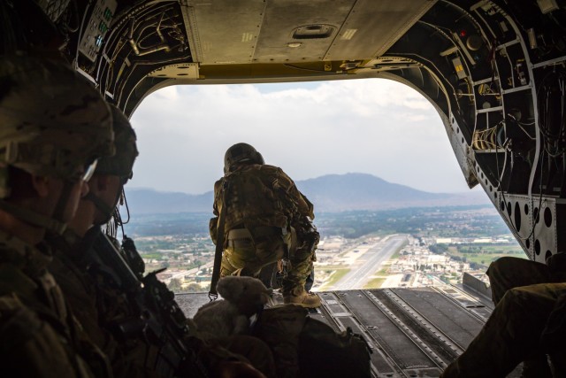 Task Force Flying Dragons Aviators Fly to Operating Base Fenty