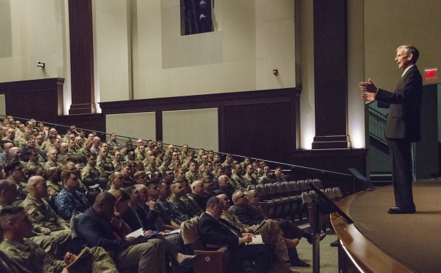 Acting SECARMY Speer visits Fort Leavenworth 1