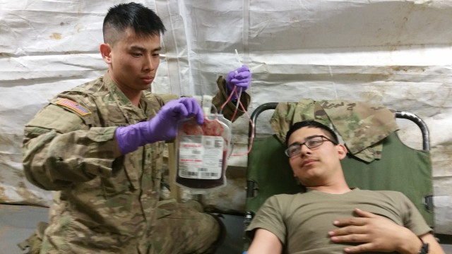 2d Cav. Regt. Medics Draw First Blood