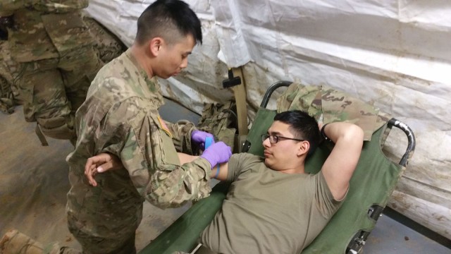 2d Cav. Regt. Medics Draw First Blood