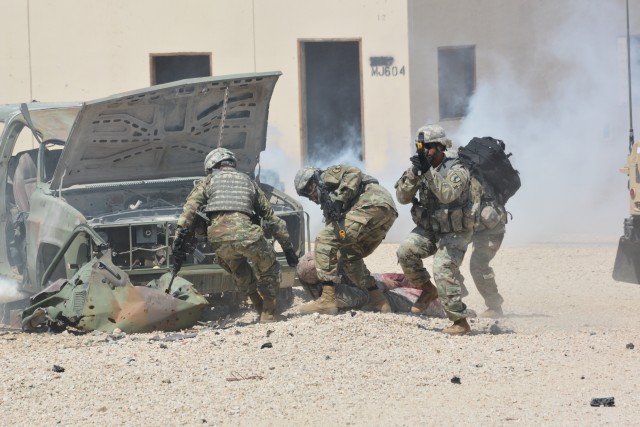 Training IED Triggers Fierce Fight