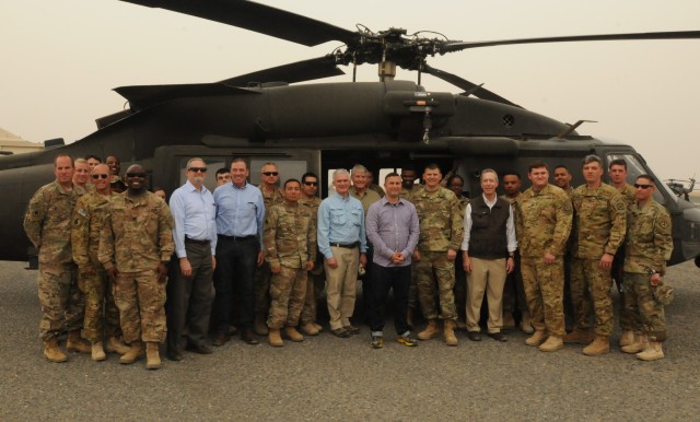 Congressional Delegation at Camp Arifjan