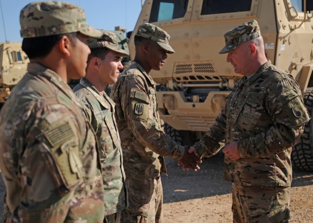 Southwest Asia Visit - 29th ID Commanding General