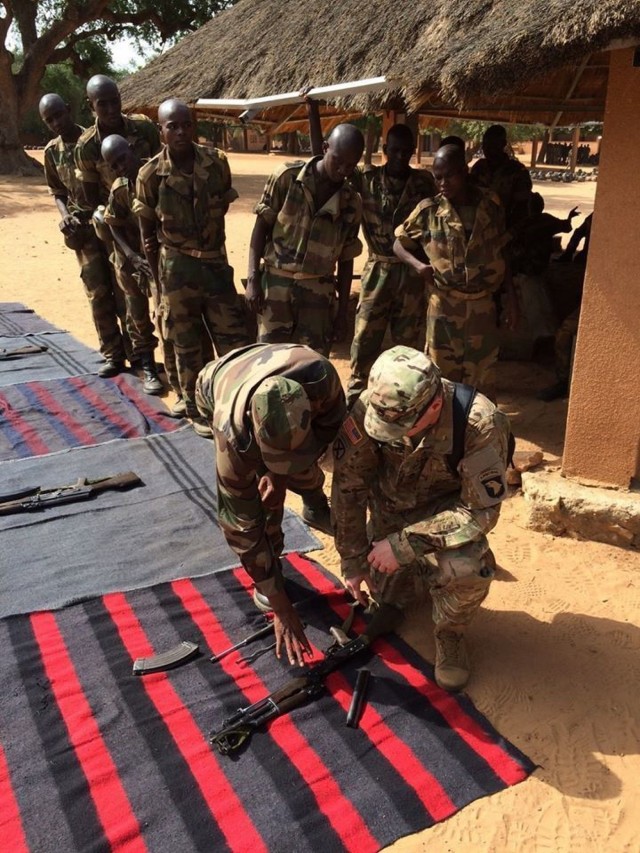 U.S. troops observe and enhance Niger basic training