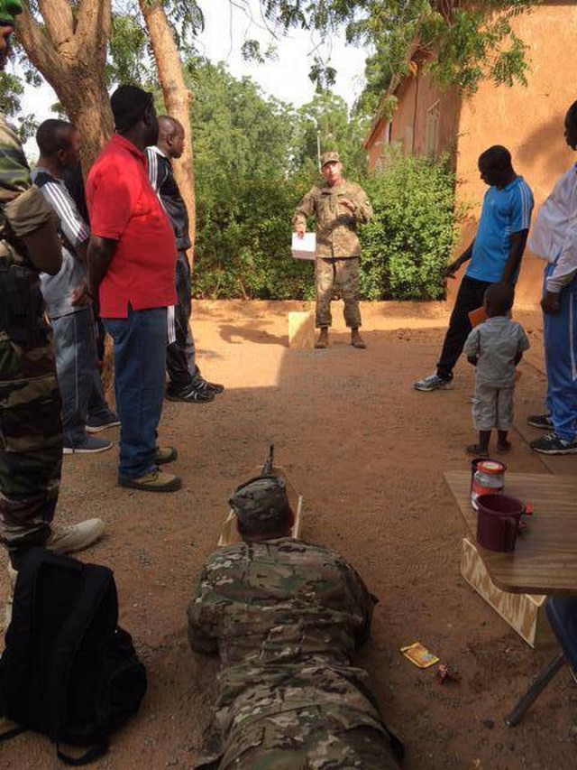 U.S. troops observe and enhance Niger basic training