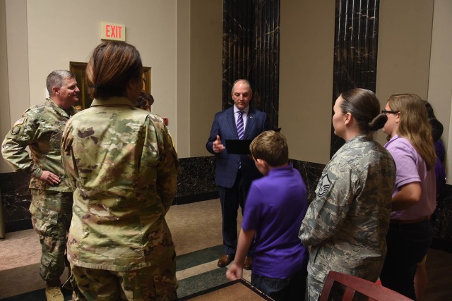 Louisiana National Guard "purples up" for LANG kids