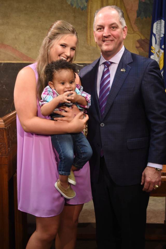 Louisiana National Guard "purples up" for LANG kids